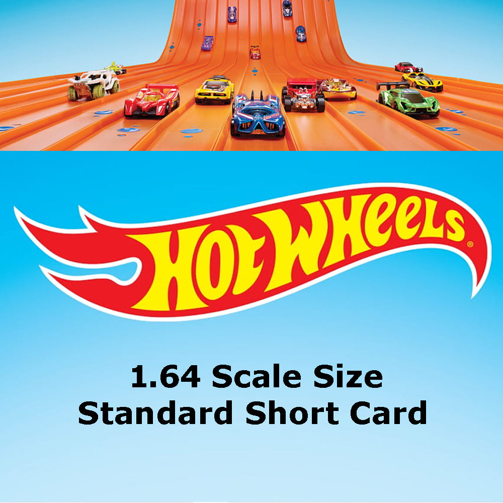 Hot Wheels 1.64 Scale Size Standard Short Card