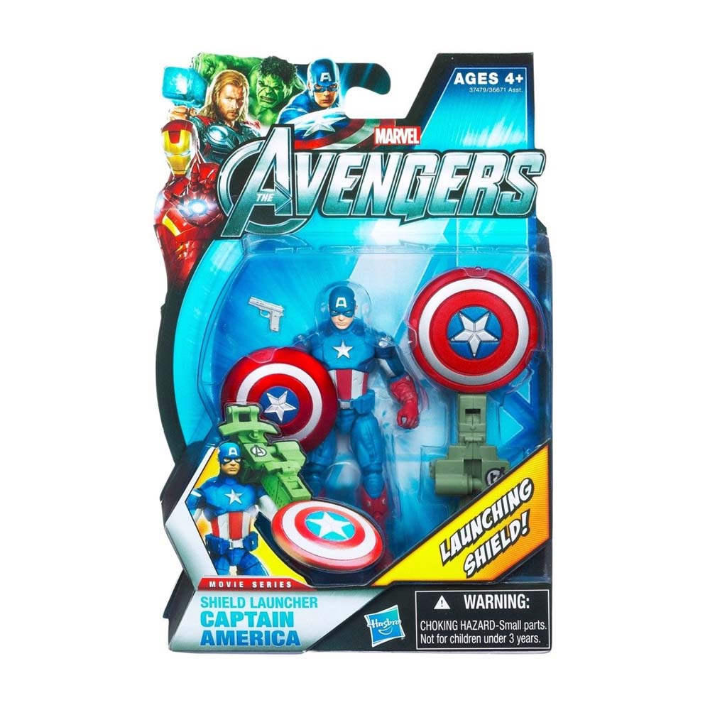 The Avengers Movie: Shield Launcher Captain America [DAMAGED PACKAGING]