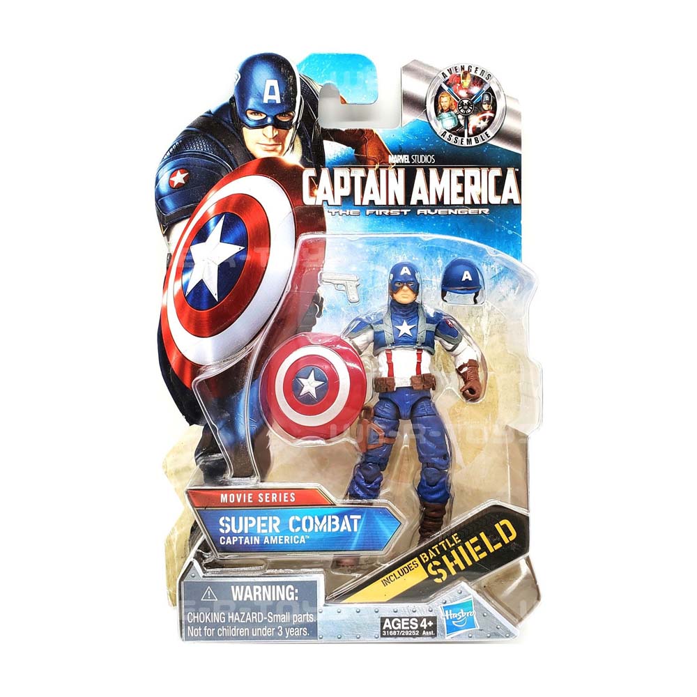 Captain America The First Avenger Movie Series - Super Combat Captain America [DAMAGED PACKAGING]