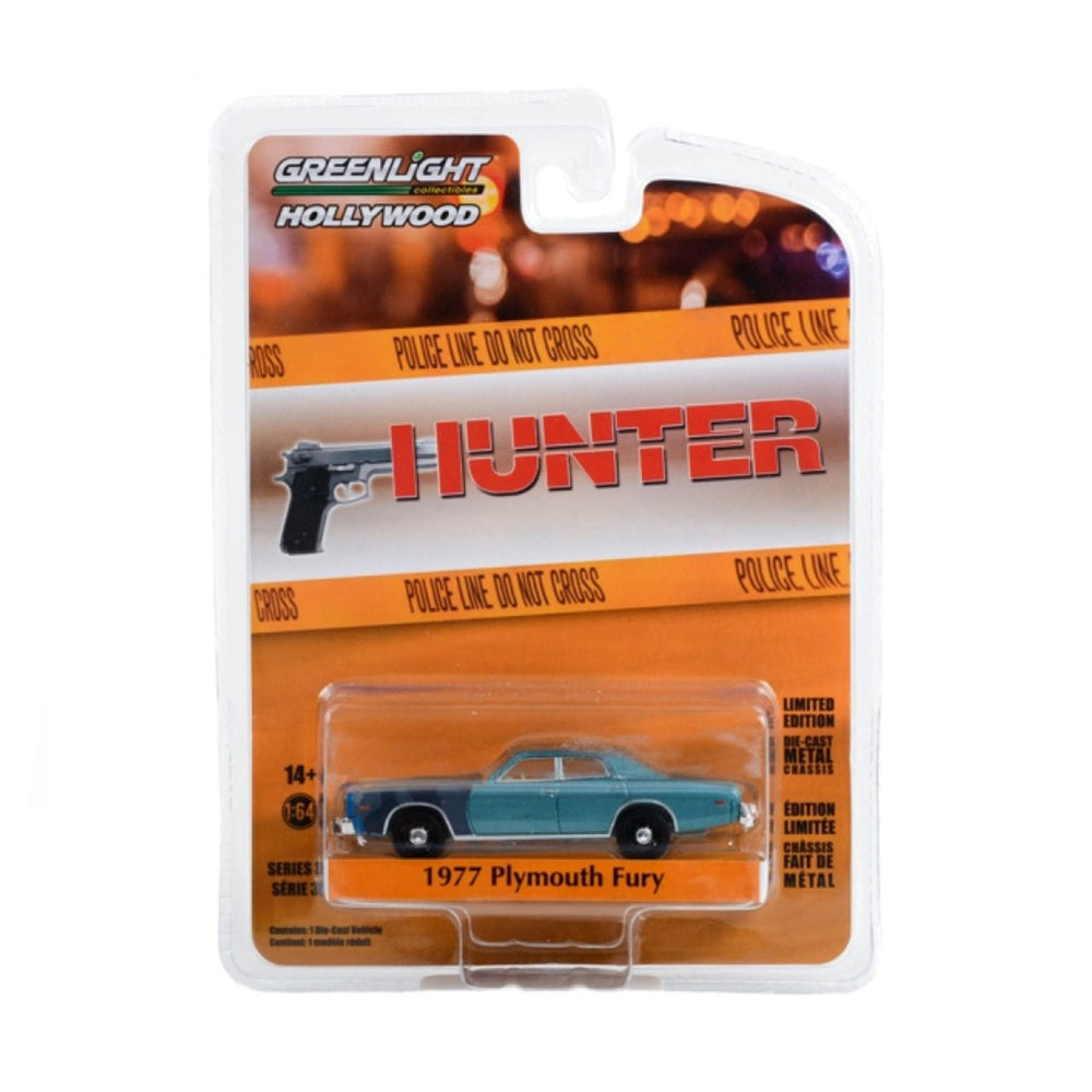 Greenlight 1:64: Hunter TV Series - 1977 Plymouth Fury