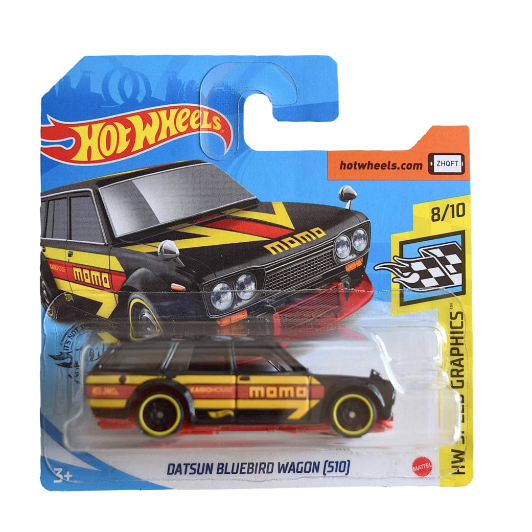 Hot Wheels 2020: Datsun Bluebird Wagon (510) - HW Speed Graphics 8/10 Short Card 246/250