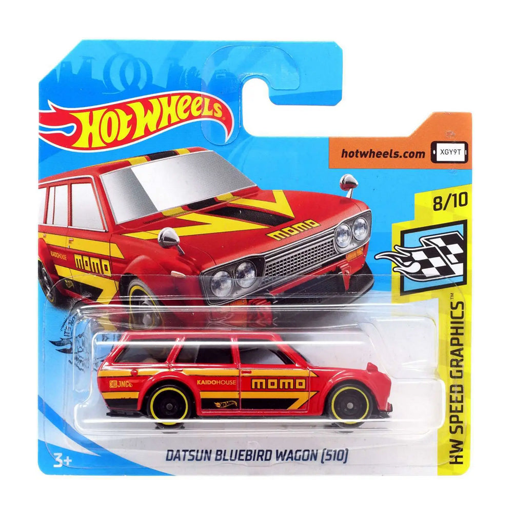 Hot Wheels 2020: Datsun Bluebird Wagon (510) - HW Speed Graphics 8/10 Short Card 246/250