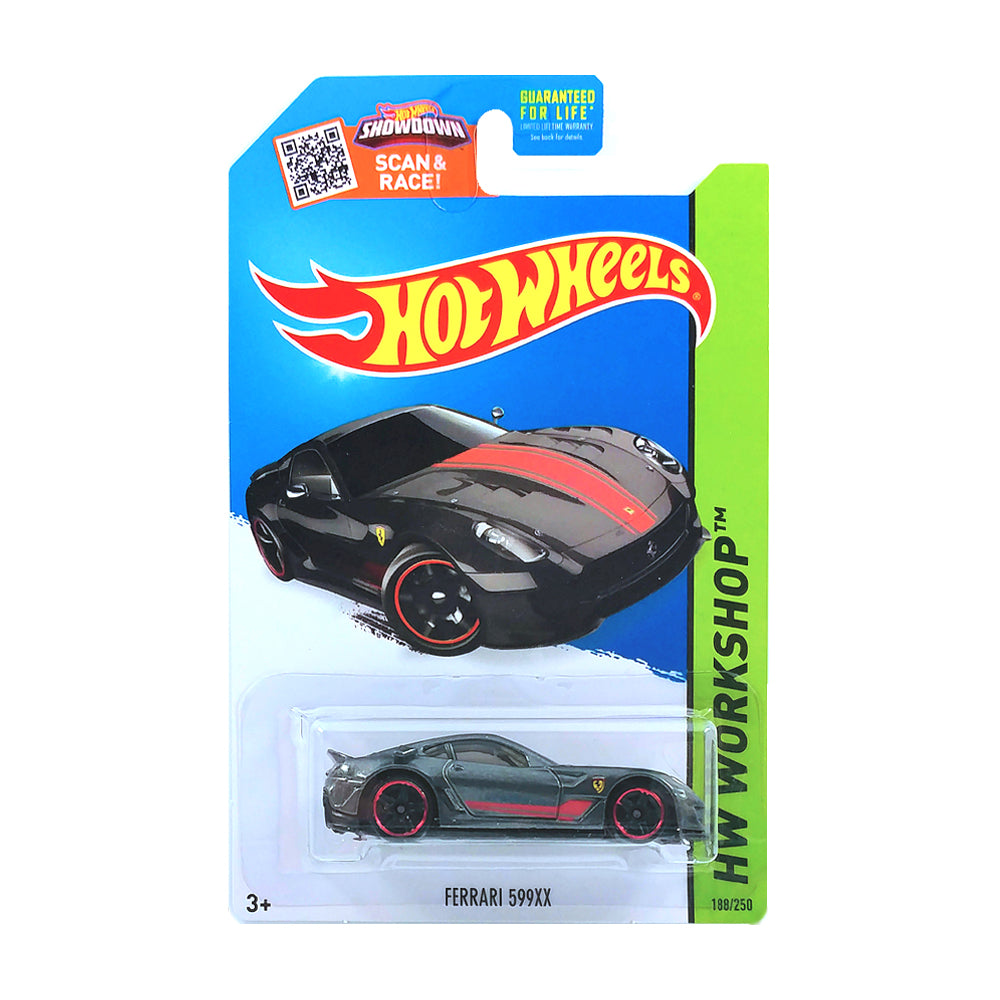 Hot Wheels 2015: Ferrari 599XX - HW Workshop Long Card 188/250