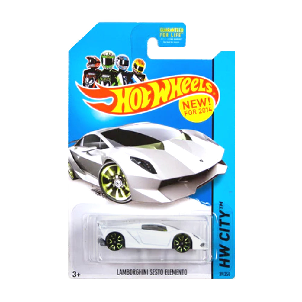 Hot Wheels 2014: Lamborghini Sesto Elemento - HW City Long Card 39/250