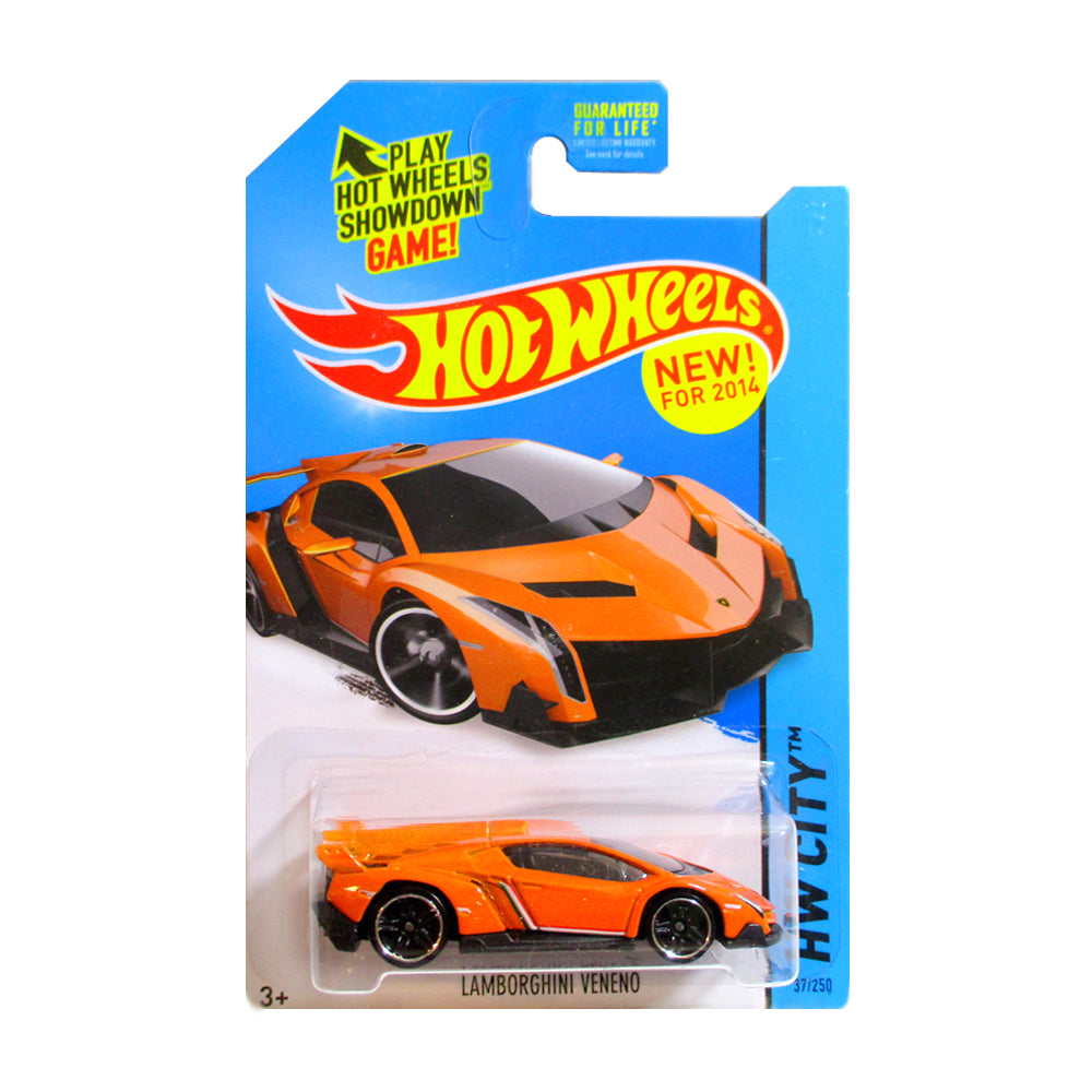 Hot Wheels 2014: Lamborghini Veneno - HW City Long Card 37/250