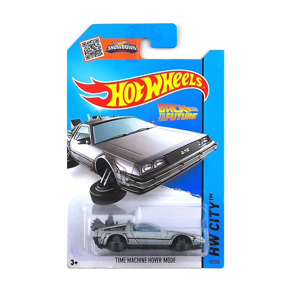 Hot Wheels 2015: Back To The Future Time Machine Hover Mode - HW City Long Card 45/250