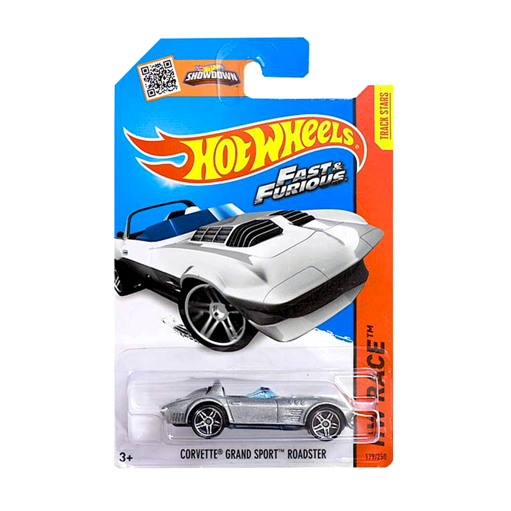 Hot Wheels 2015: Fast & Furious Corvette "Grand Sport" Roadster - HW Race Long Card 179/250