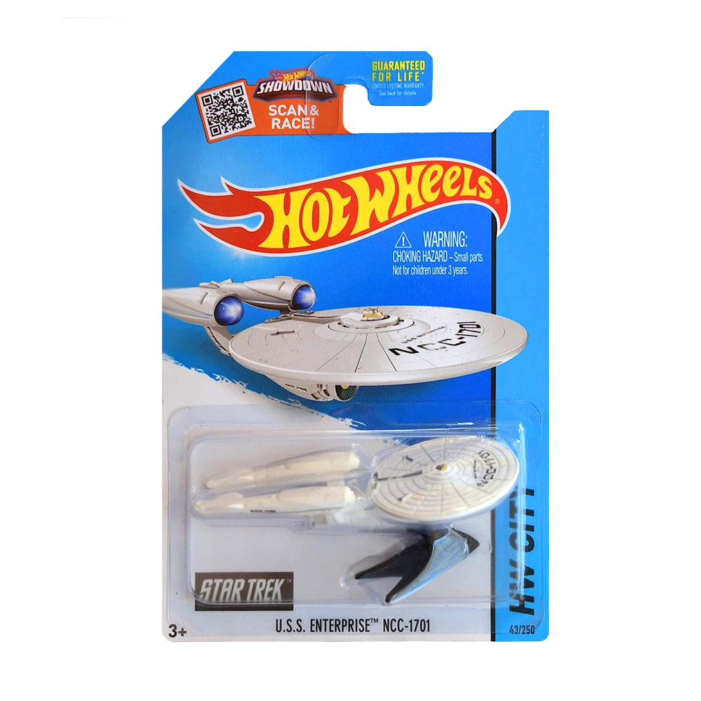 Hot Wheels 2015: Star Trek U.S.S. Enterprise NCC-1701 - HW City Long Card 43/250