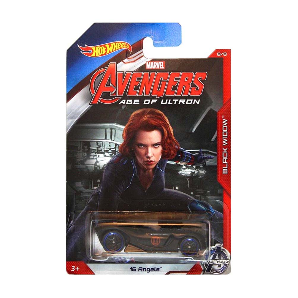 Hot Wheels 2015: The Avengers Age Of Ultron - Black Widow 16 Angels (8/8)