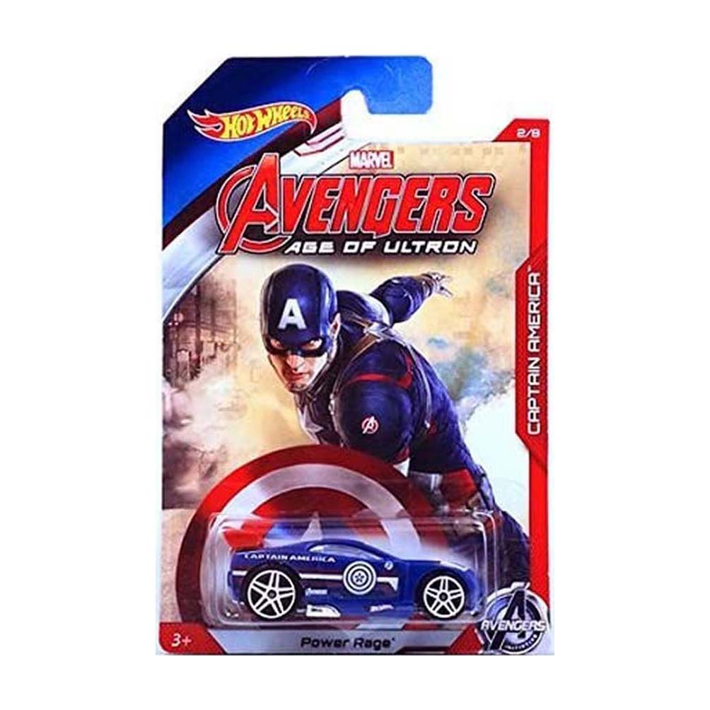 Hot Wheels 2015: The Avengers Age Of Ultron - Captain America Power Rage (2/8)