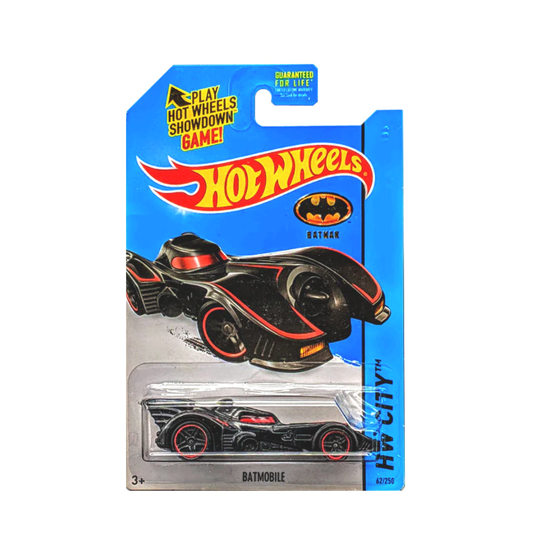 Hot Wheels 2016: Batman 1989 Movie Batmobile - HW City Long Card 62/250