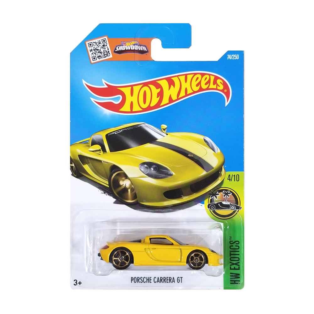 Hot Wheels 2016: Porsche Carrera GT - HW Exotics 4/10 Long Card 74/250