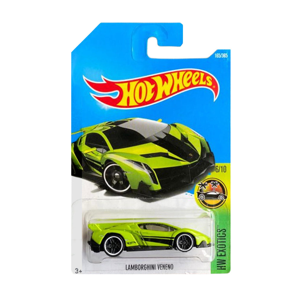 Hot Wheels 2017: Lamborghini Veneno - HW Exotics 6/10 Long Card 165/365