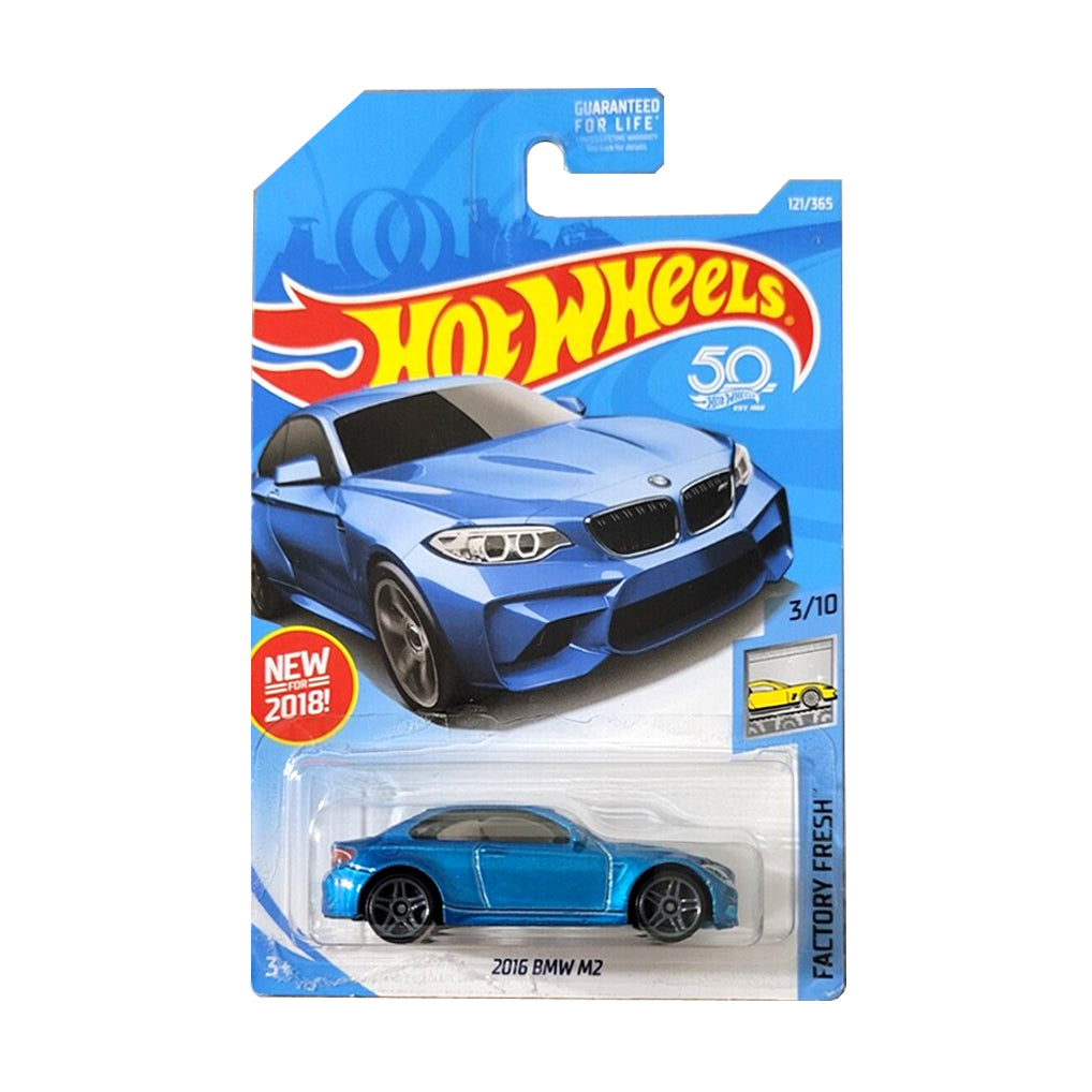 Hot Wheels 2018: 2016 BMW M2 - Factory Fresh 3/10 Long Card 121/250