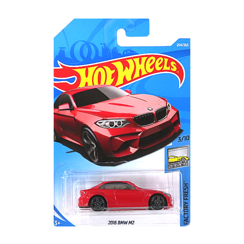 Hot Wheels 2018: 2016 BMW M2 - Factory Fresh 3/10 Long Card 121/250