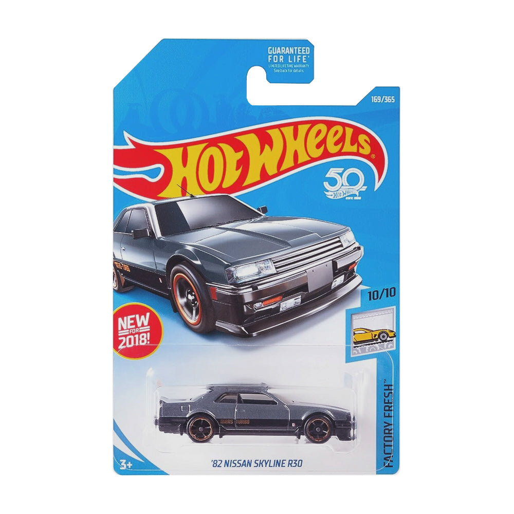 Hot Wheels 2018: '82 Nissan Skyline R30 - Factory Fresh 10/10 Long Card 169/365