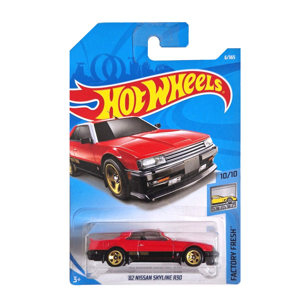 Hot Wheels 2018: '82 Nissan Skyline R30 - Factory Fresh 10/10 Long Card 6/365