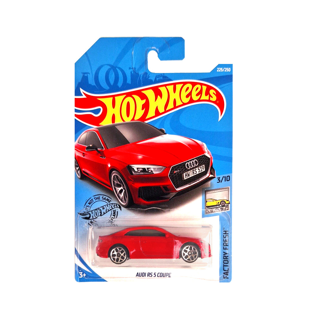 Hot Wheels 2018: Audi RS 5 Coupe - Factory Fresh 3/10 Short Card 225/250