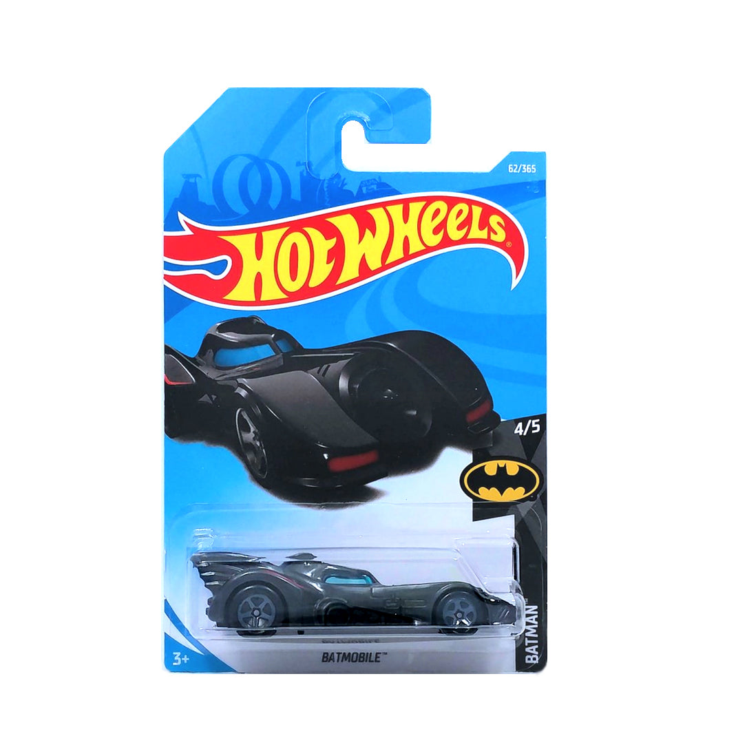 Hot Wheels 2018: Batman 1989 Movie Batmobile - Batman 4/5 Long Card 62/365