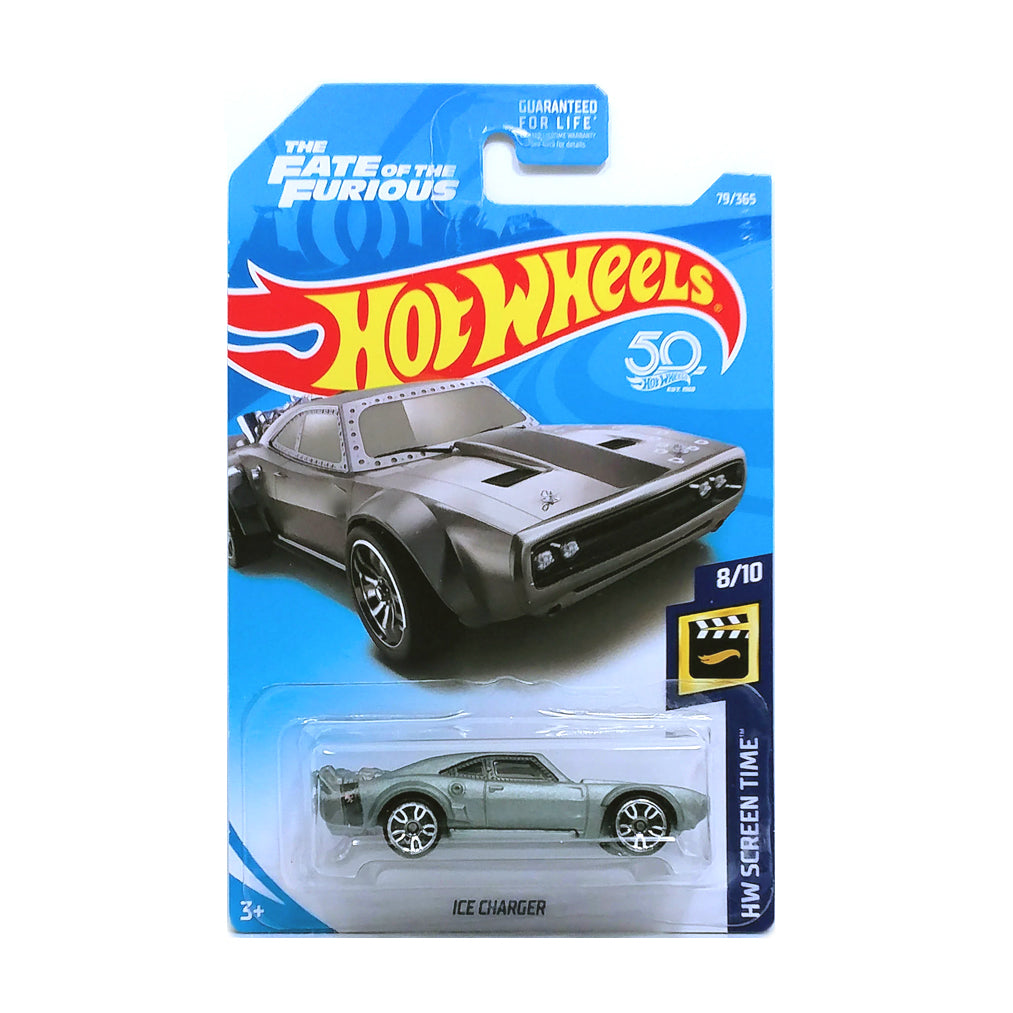 Hot Wheels 2018: Fast & Furious Ice Charger - HW Screen Time 8/10 Long Card 79/250