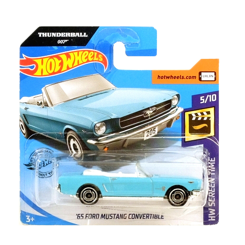 Hot Wheels 2020: James Bond 007 Thunderball '65 Ford Mustang Convertible - HW Screen Time 5/10 Short Card 59/250