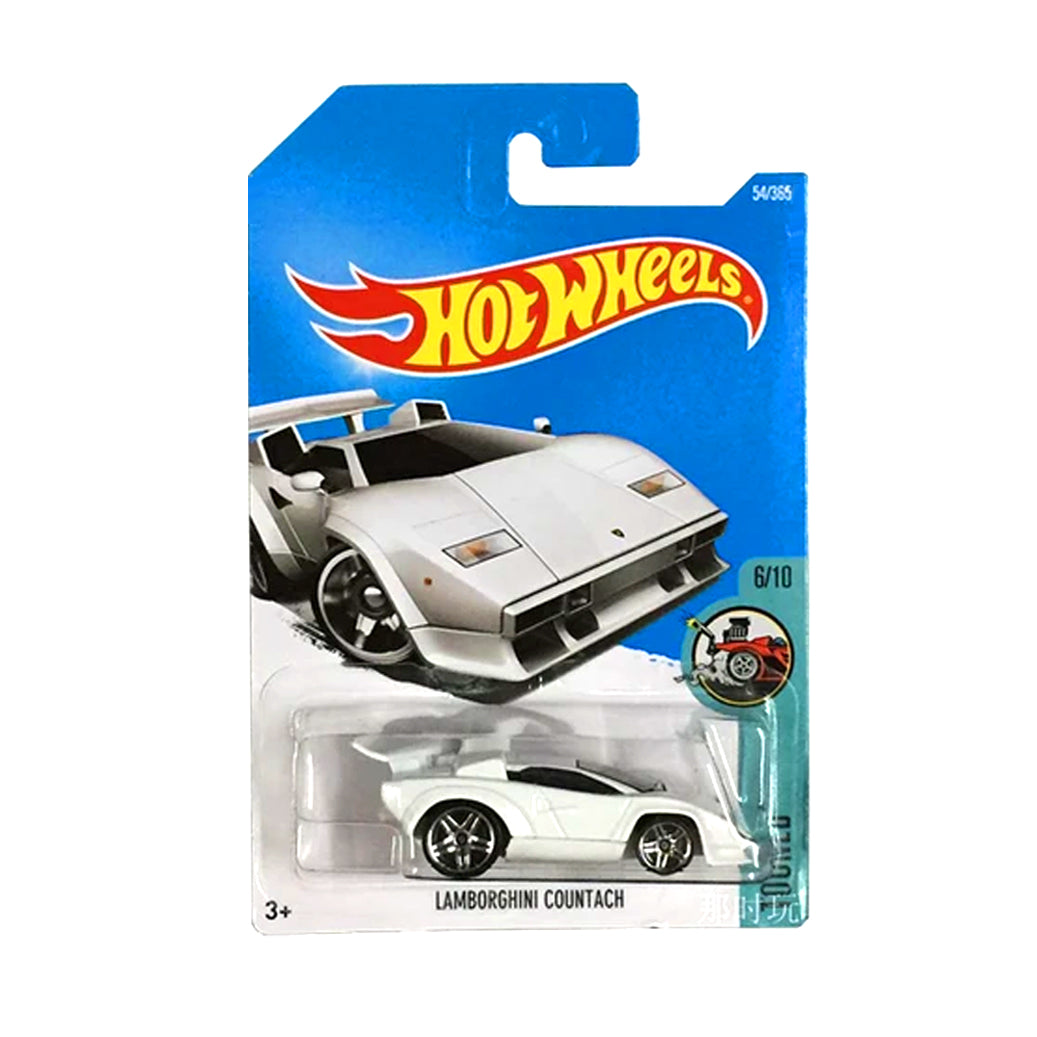 Hot Wheels 2018: Lamborghini Countach - Tooned 6/10 Long Card 54/365