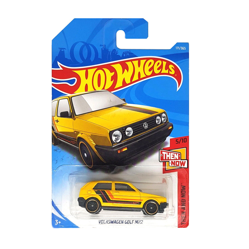 Hot Wheels 2018: Volkswagen Golf MK2 - Then And Now 5/10 Long Card 175/365
