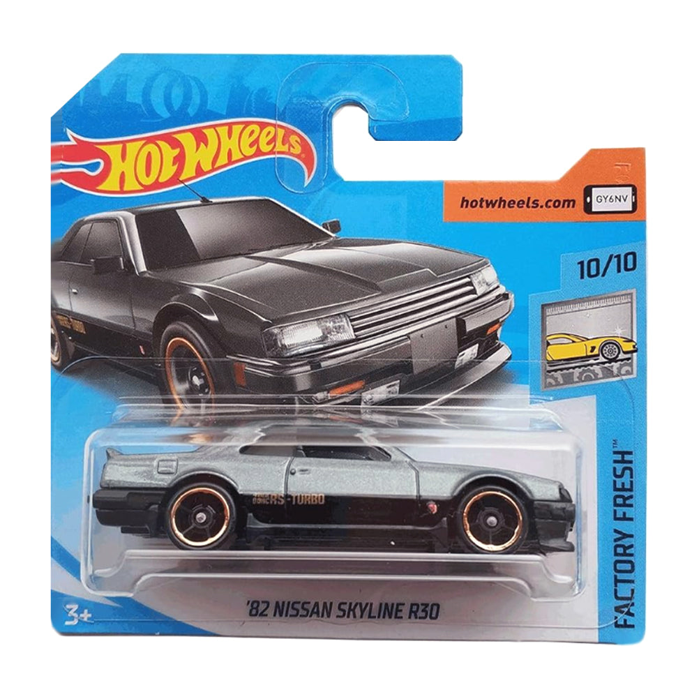 Hot Wheels 2018: '82 Nissan Skyline R30 - Factory Fresh 10/10 Short Card 169/365 (DAMAGED PACKAGING)
