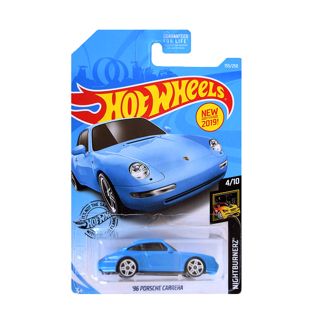 Hot Wheels 2019: '96 Porsche Carrera - Nightburnerz 4/5 Long Card 155/250