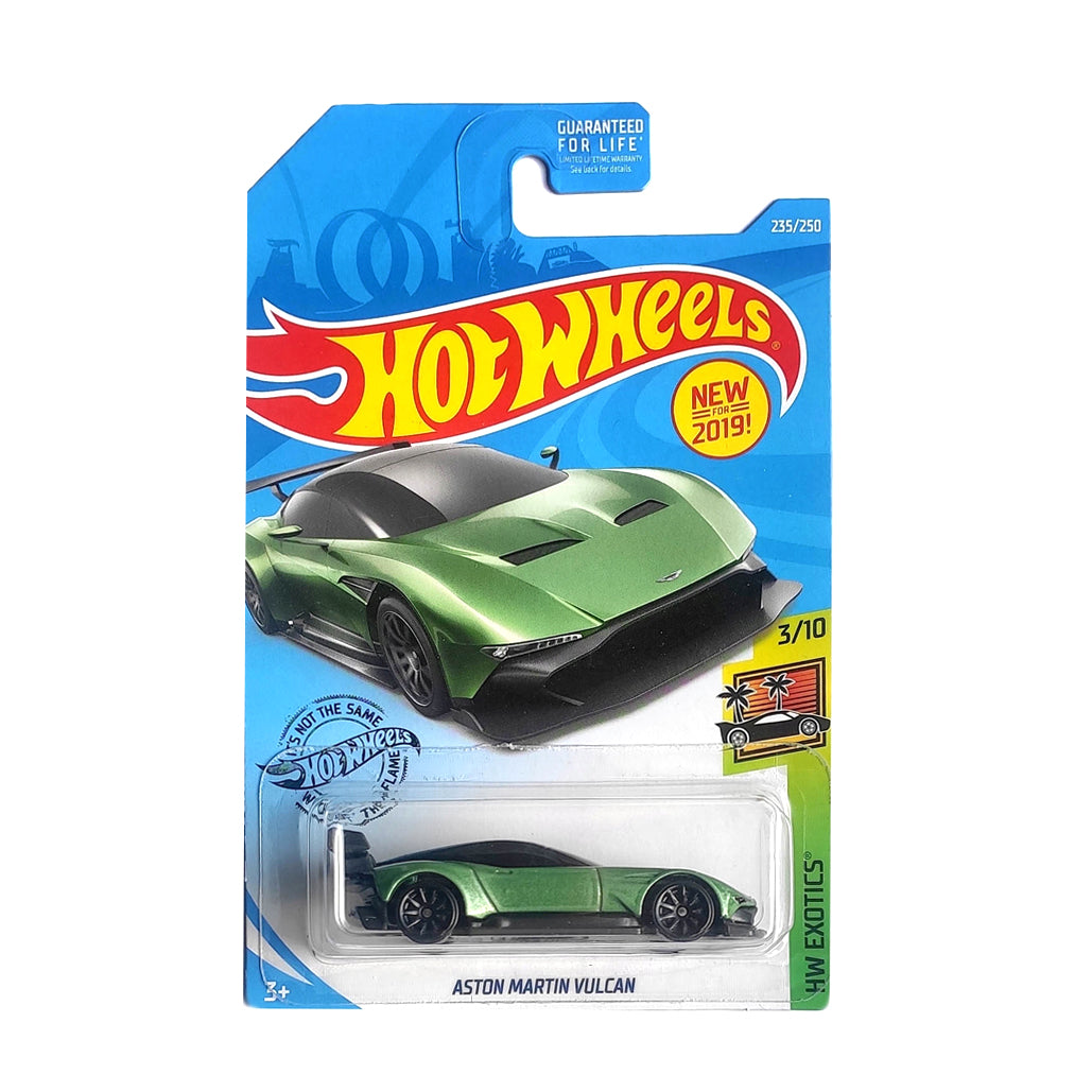 Hot Wheels 2019: Aston Martin Vulcan - HW Exotics 3/10 Long Card 235/250