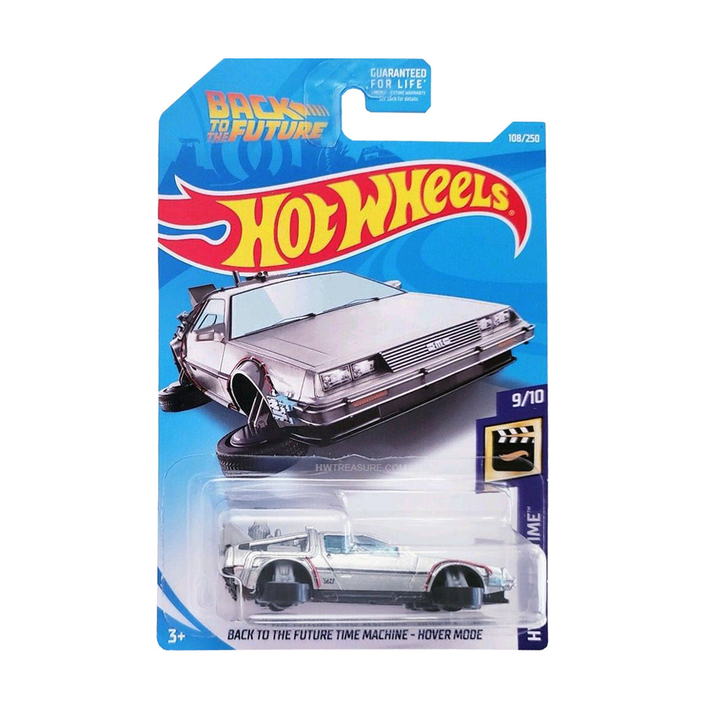 Hot Wheels 2019: Back To The Future Time Machine Hover Mode - HW Screen Time 9/10 Long Card 108/250
