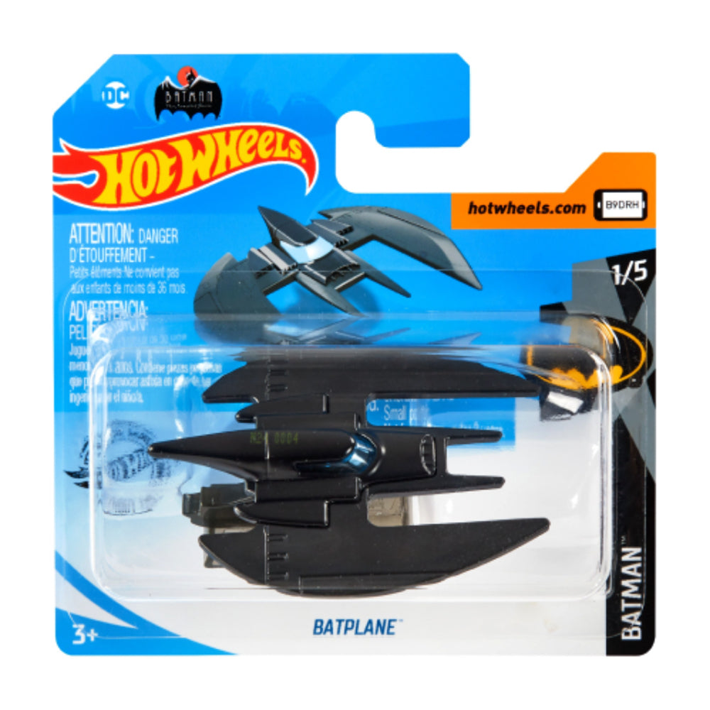 Hot Wheels 2019: Batman Animated Batplane - 1/5 Batman Short Card 56/250
