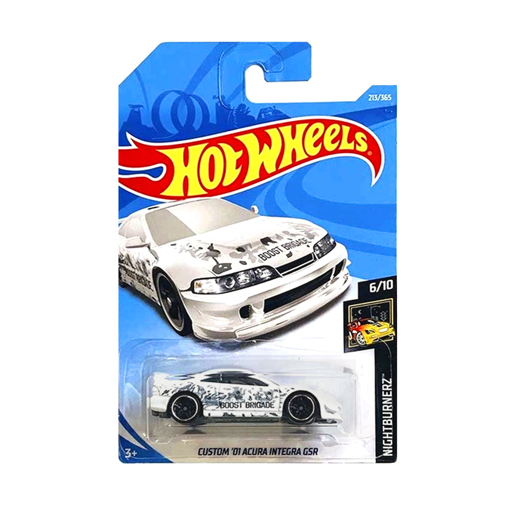 Hot Wheels 2019: Custom '01 Acura Integra GSR - Nightburnerz 6/10 Long Card 213/365
