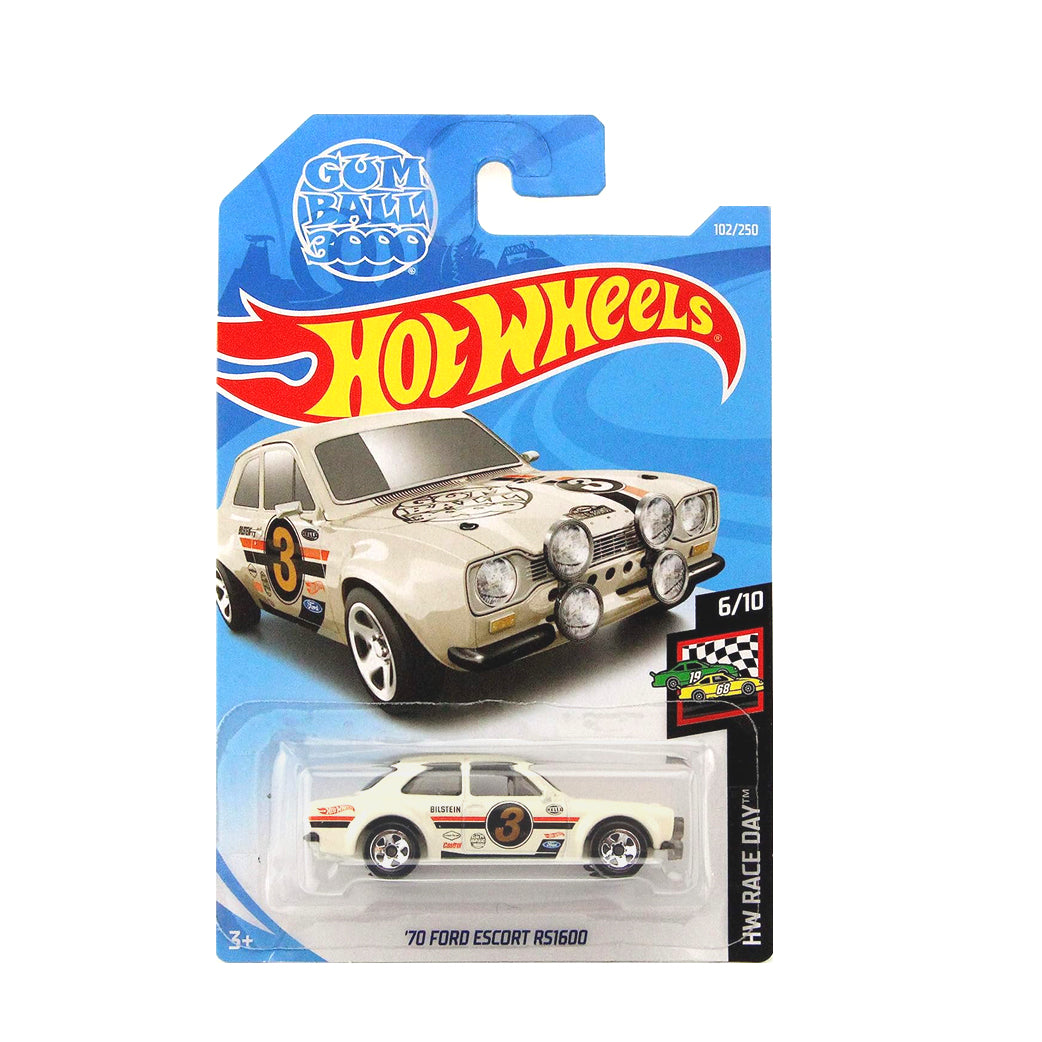 Hot Wheels 2019: Gumball Racing '70 Ford Escort RS1600 - HW Race Day 6/10 Long Card 102/250