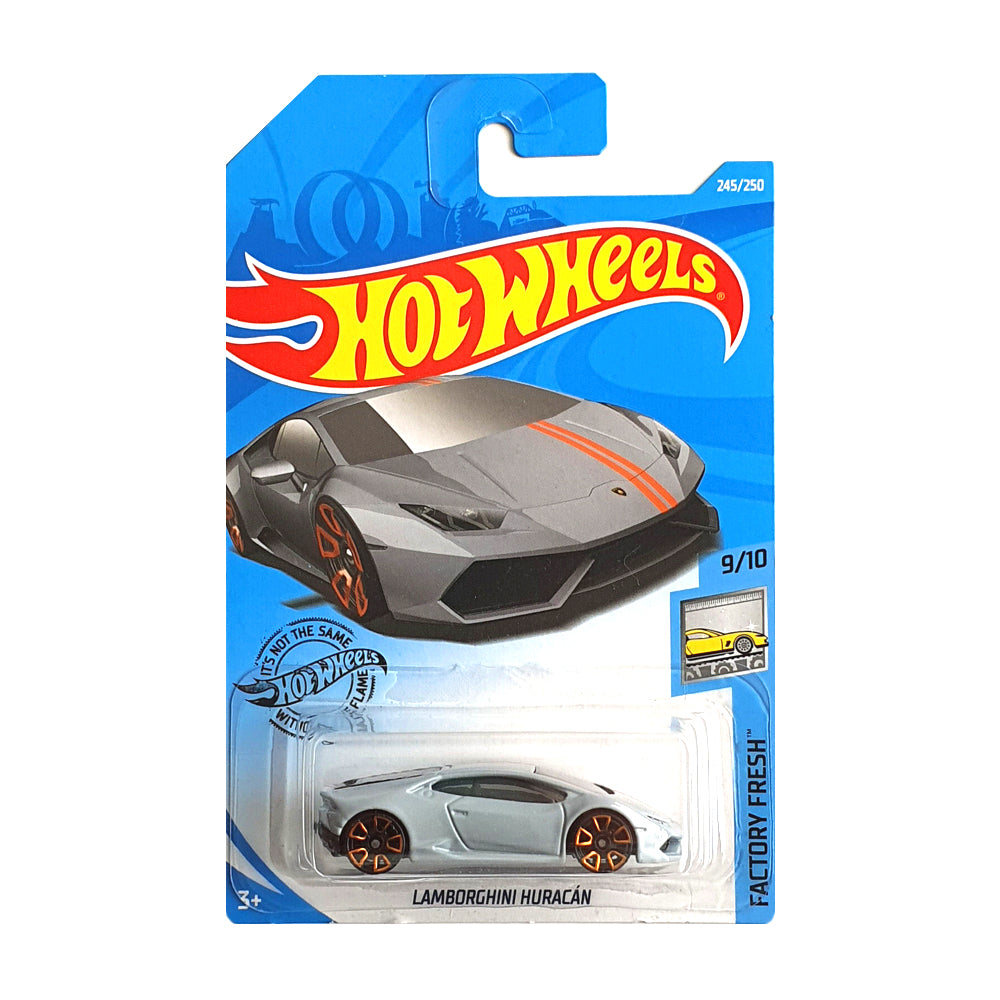 Hot Wheels 2019: Lamborghini Huracan - Factory Fresh 9/10 Long Card 245/250