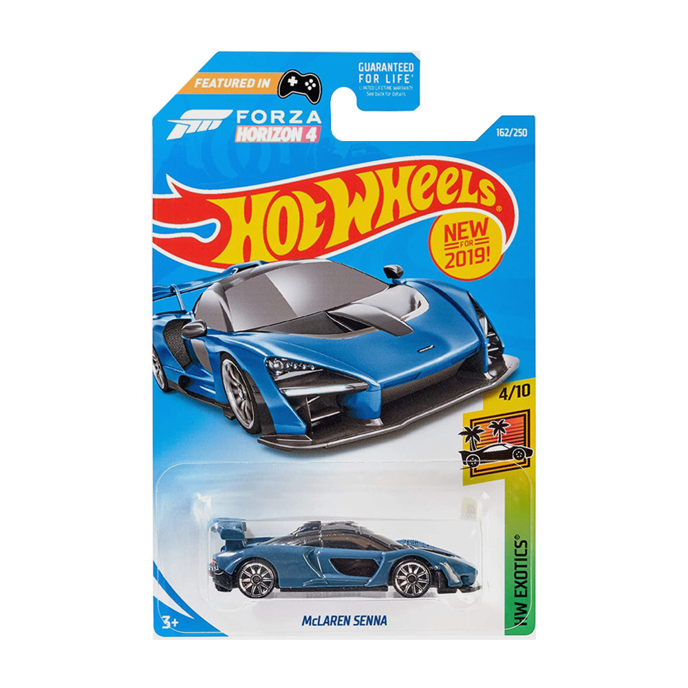 Hot Wheels 2019: McLaren Senna- HW Exotics 4/10 Long Card 162/250