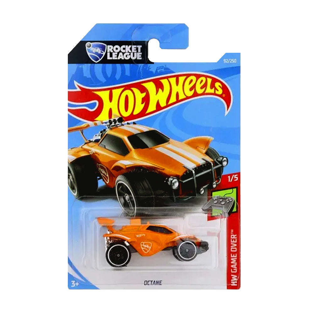 Hot Wheels 2019: Rocket League Octane - HW Game Over 1/5 Long Card 92/250