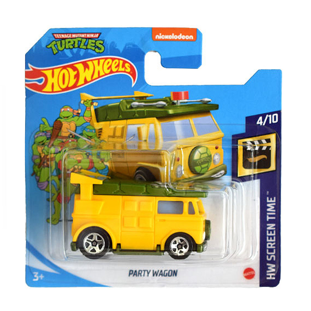 Hot Wheels 2021: Teenage Mutant Ninja Turtles Party Wagon - HW Screen Time 4/10 Short Card 39/250