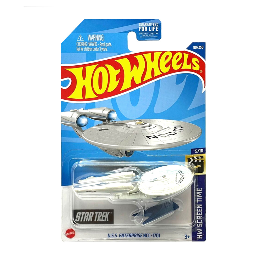 Hot Wheels 2019: Star Trek U.S.S. Enterprise NCC-1701 - HW Screen Time 5/10 Long Card 43/250