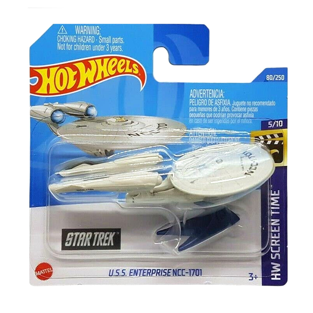 Hot Wheels 2019: Star Trek U.S.S. Enterprise NCC-1701 - HW Screen Time 5/10 Short Card 43/250