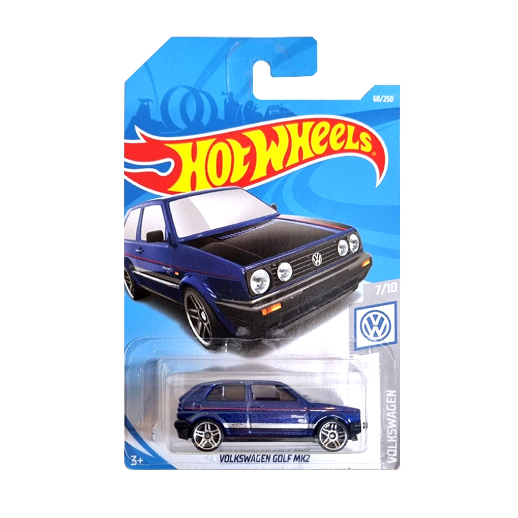 Hot Wheels 2019: Volkswagen Golf MK2 - Volkswagen 7/10 Long Card 68/365