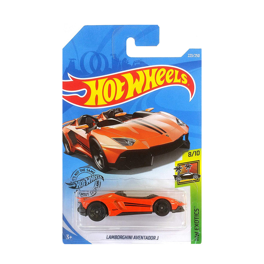 Hot Wheels 2019: Lamborghini Aventador J - HW Exotics 8/10 Long Card 223/250