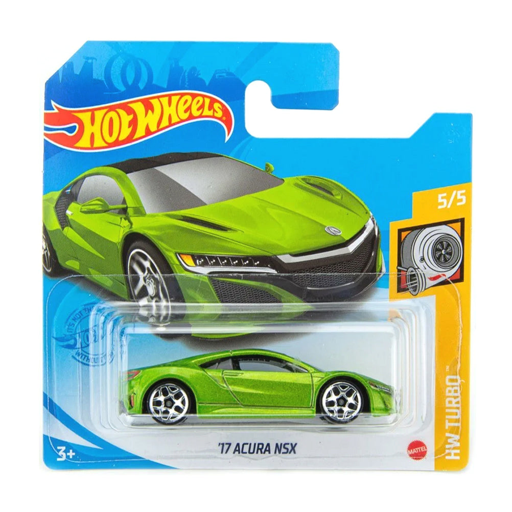 Hot Wheels 2021: '17 Acura NSX - HW Turbo 5/5 Short Card 148/250