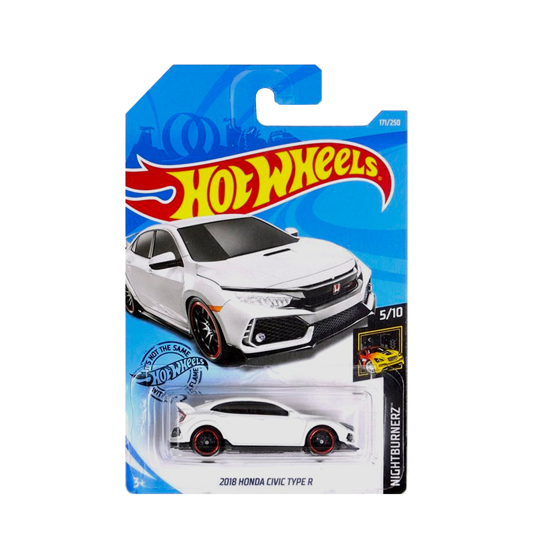 Hot Wheels 2020: 2018 Honda Civic Type R - Nightburnerz 5/10 Long Card 171/250