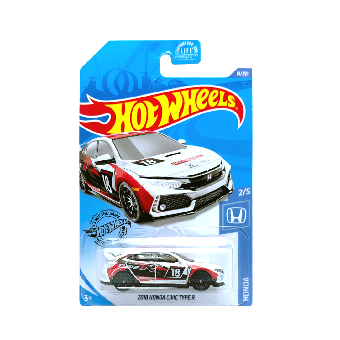 Hot Wheels 2020: 2018 Honda Civic Type R - Nightburnerz 5/10 Long Card 81/250