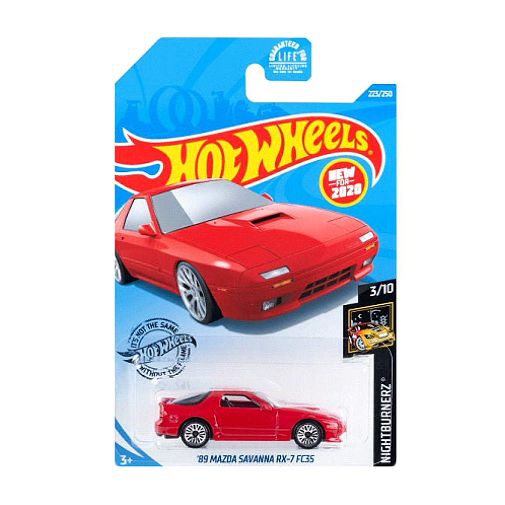 Hot Wheels 2020: '89 Mazda Savanna RX-7 FC3S - Nightburnerz 3/10 Long Card 223/250