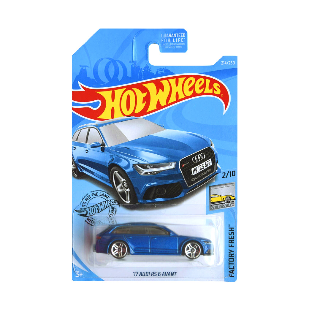 Hot Wheels 2020: '17 Audi RS 6 Avant - Factory Fresh 2/10 Long Card 214/250
