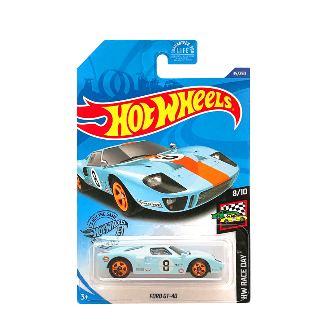 Hot Wheels 2020: Ford GT40 - Race Day 8/10 Long Card 35/250