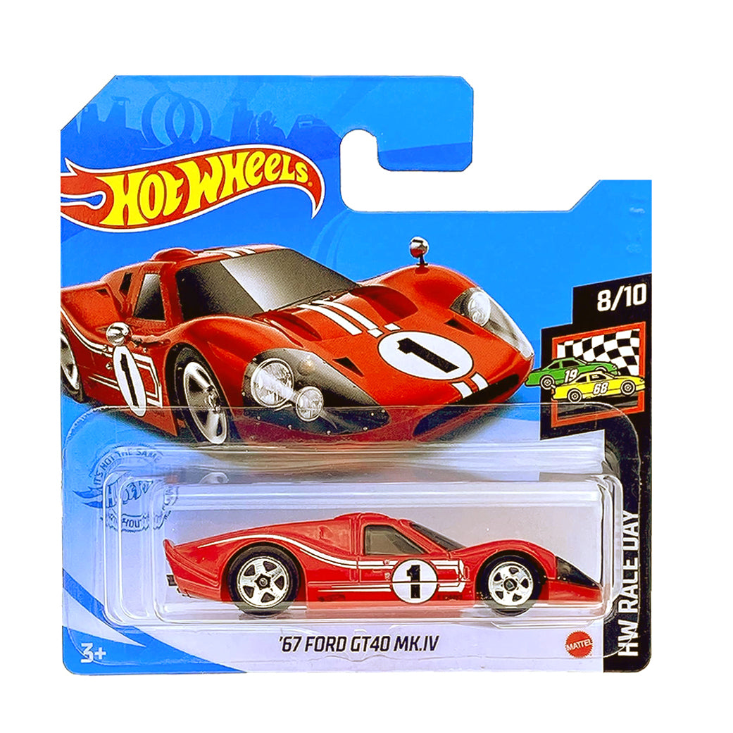 Hot Wheels 2021: '67 Ford GT40 MK.IV - Race Day 8/10 Short Card 106/250