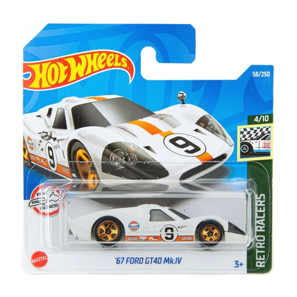 Hot Wheels 2022: '67 Ford GT40 MK.IV - Retro Racers 4/10 Short Card 58/250